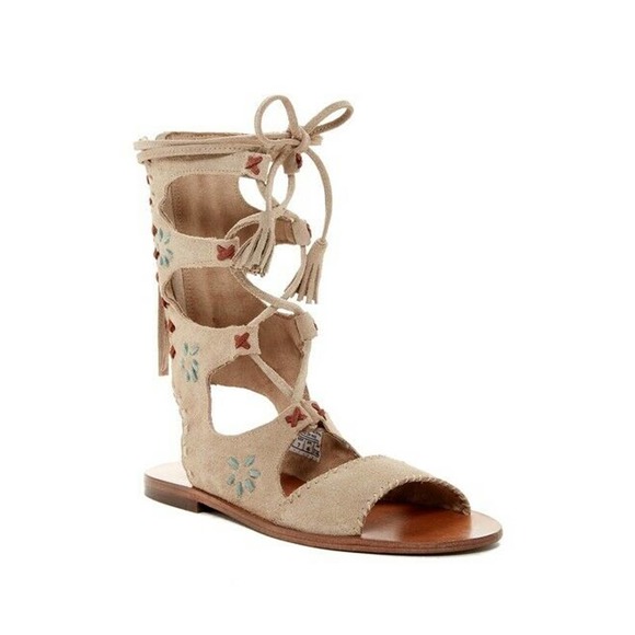 New Musse & Cloud Lace Up Size 6 Gladiator Sandals - Picture 3 of 12